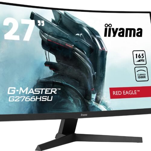 Écran PC gamer incurvé 27 pouces Iiyama GB2766HSU-B1 noir sur pied réglable